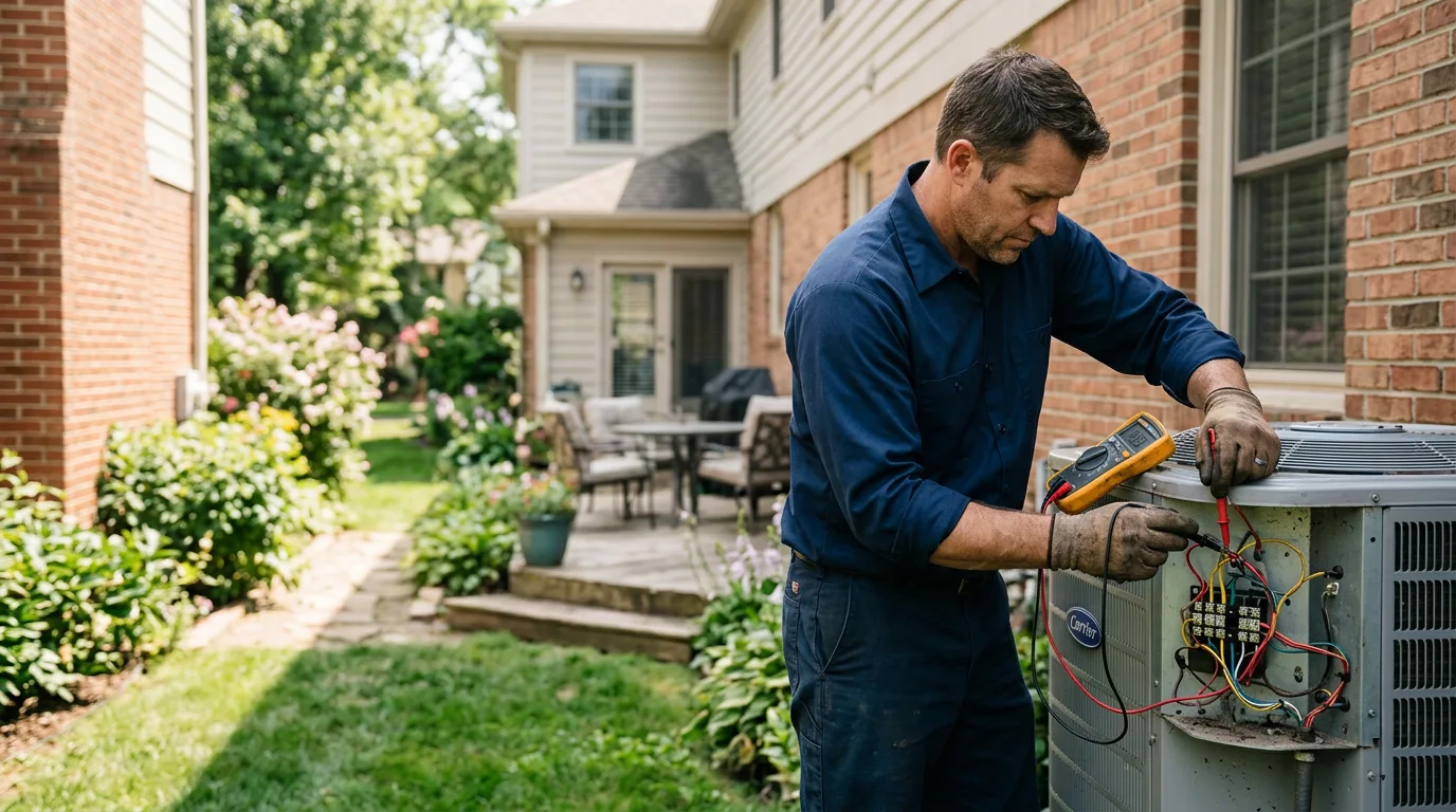HVAC technician working near Salisbury, PA